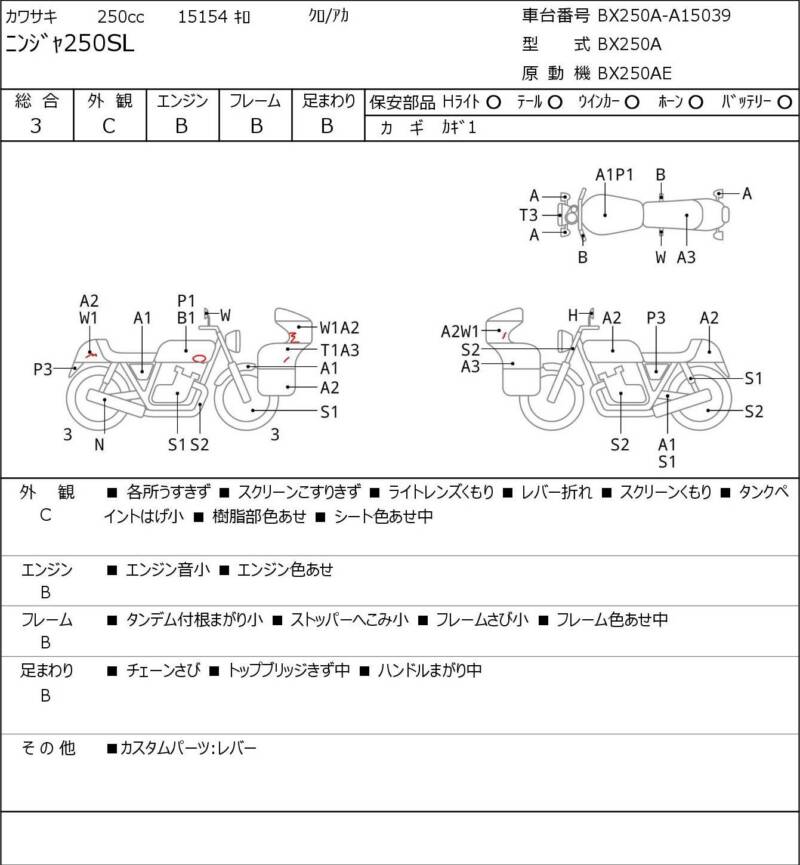 Карта повреждений