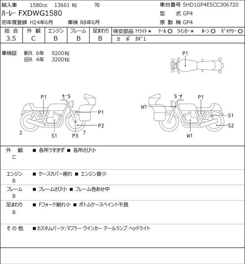 Карта повреждений