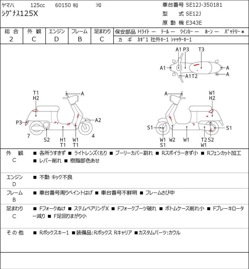 Карта повреждений