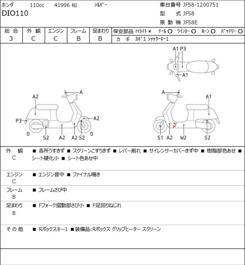 Карта повреждений
