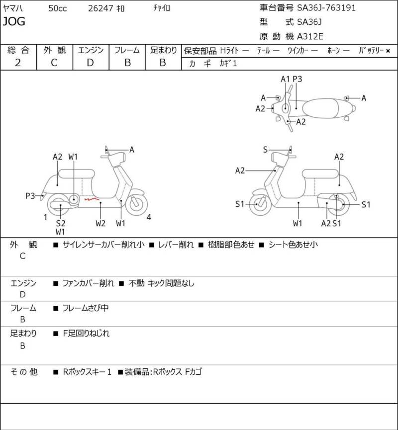 Карта повреждений