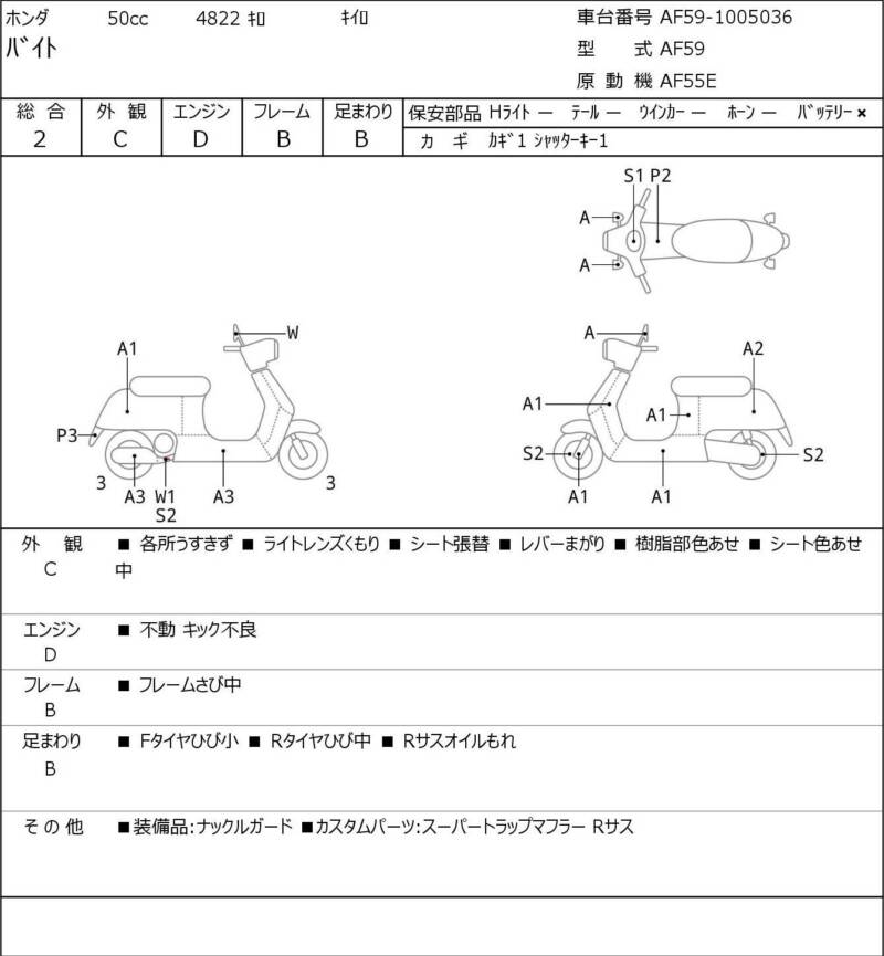 Карта повреждений