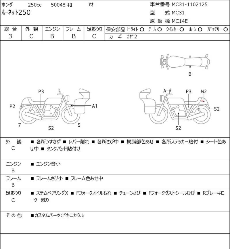 Карта повреждений