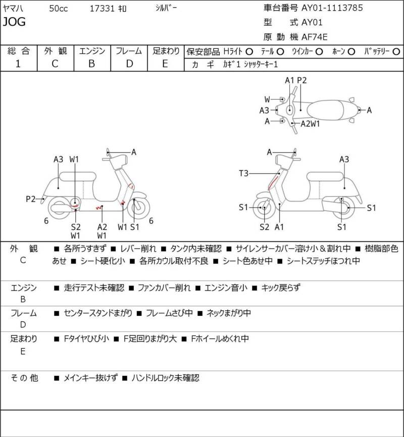 Карта повреждений