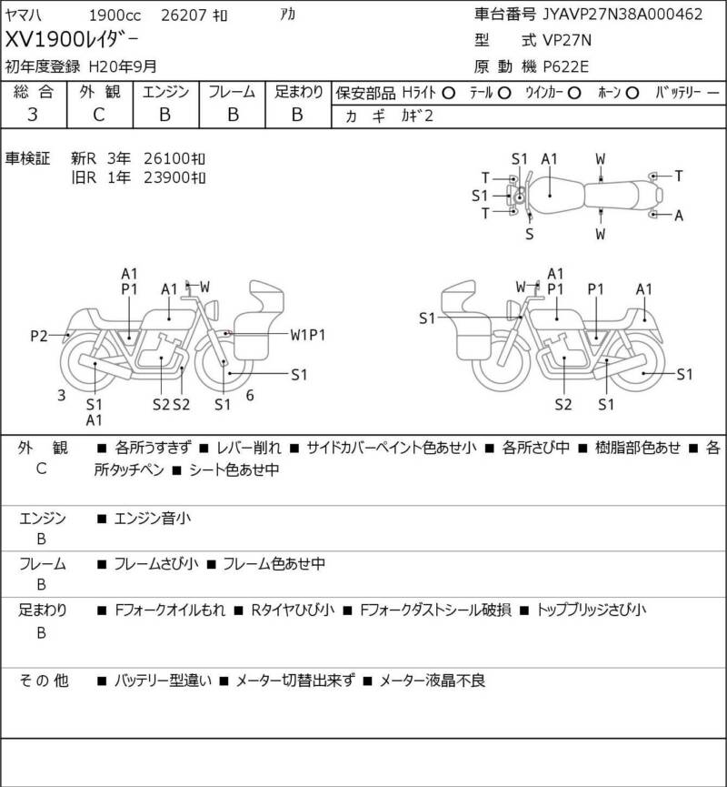 Карта повреждений