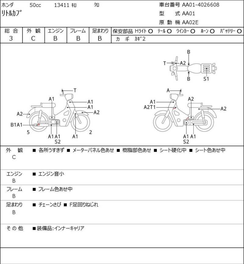 Карта повреждений