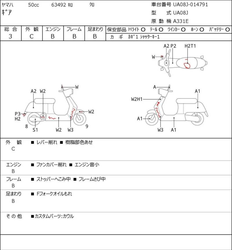 Карта повреждений