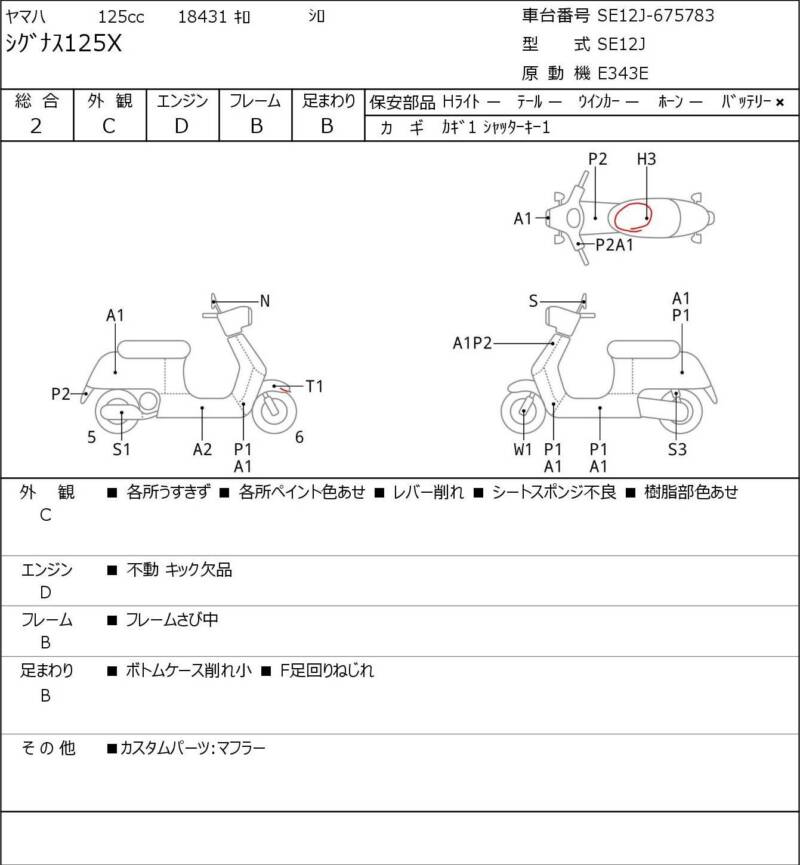 Карта повреждений