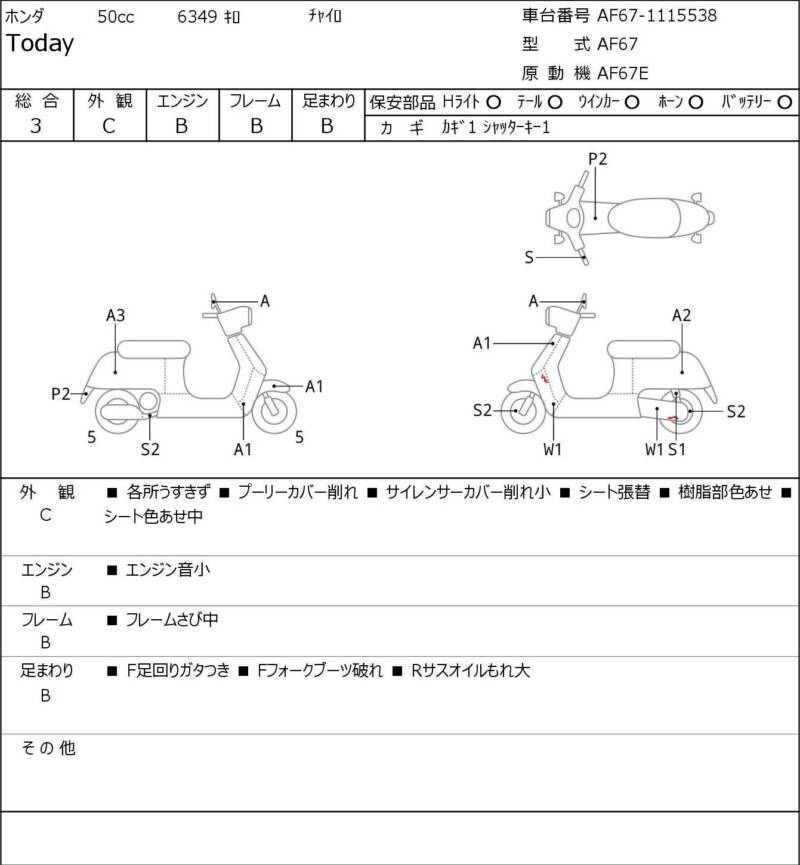Карта повреждений