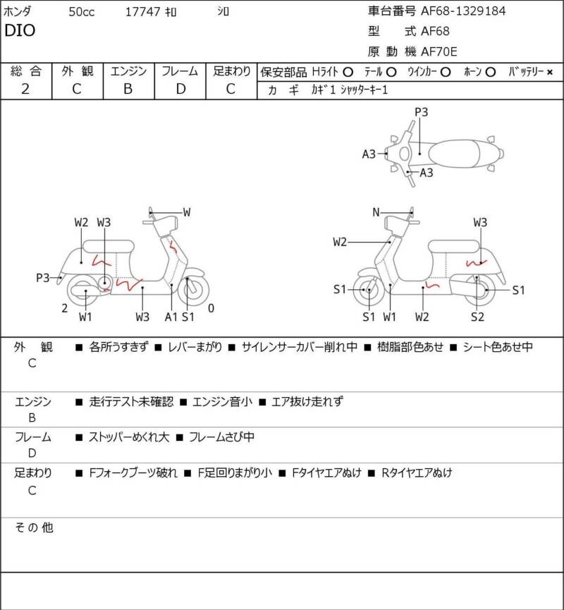 Карта повреждений