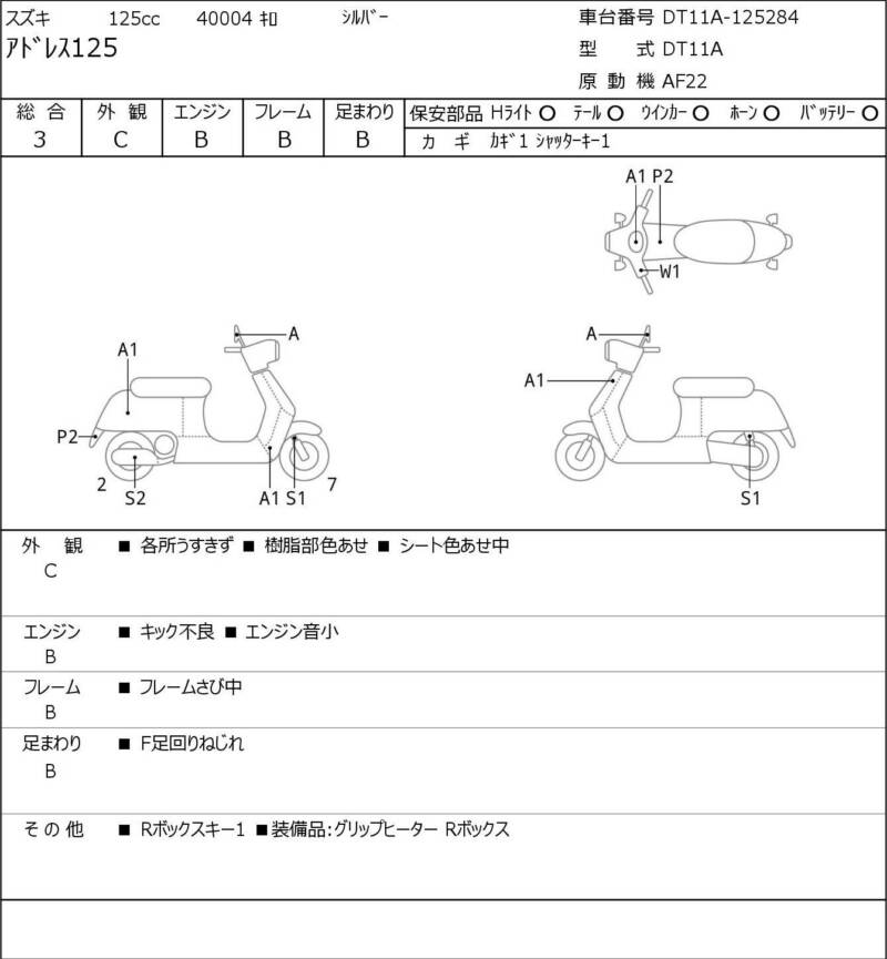 Карта повреждений