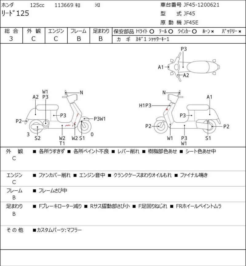 Карта повреждений