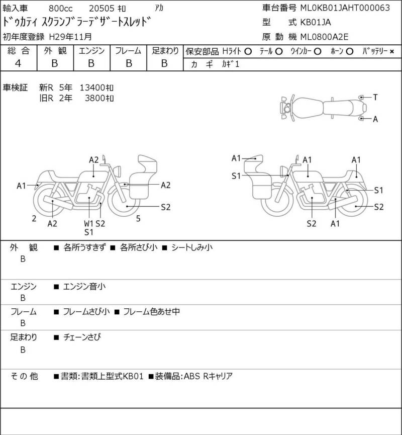 Карта повреждений