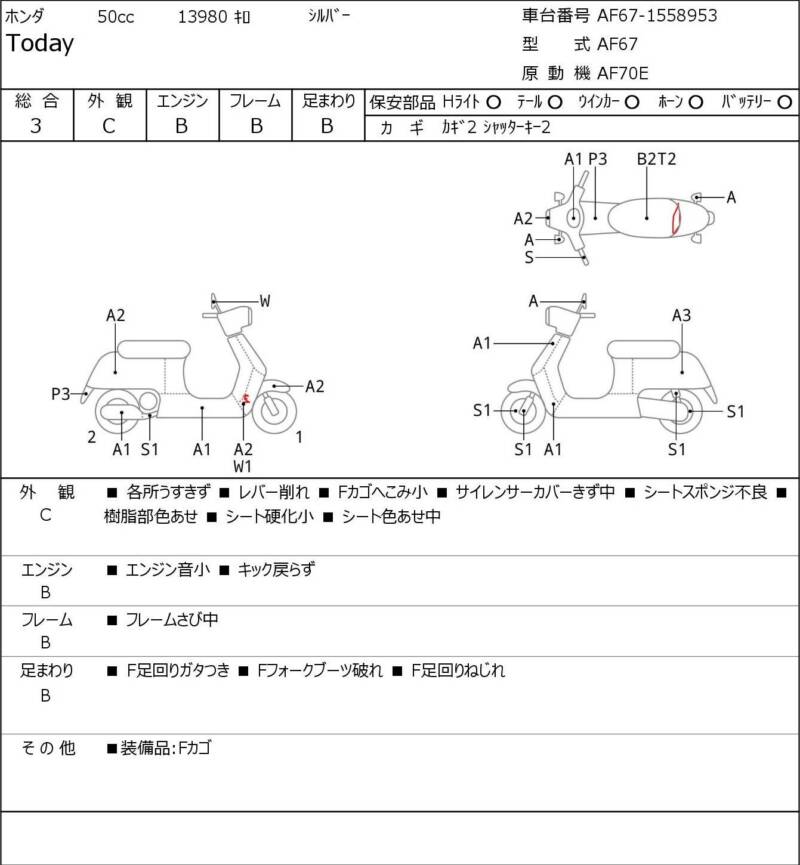 Карта повреждений