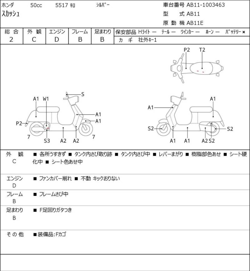 Карта повреждений