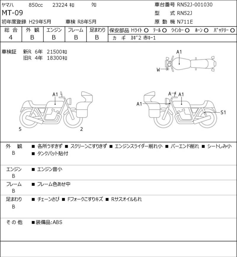 Карта повреждений