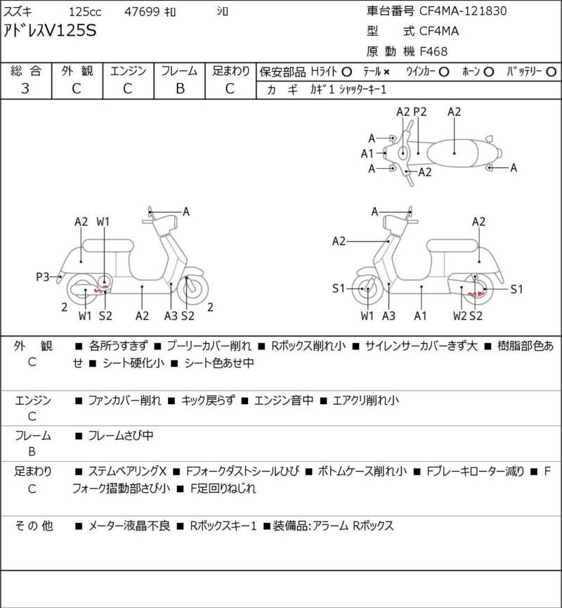 Карта повреждений