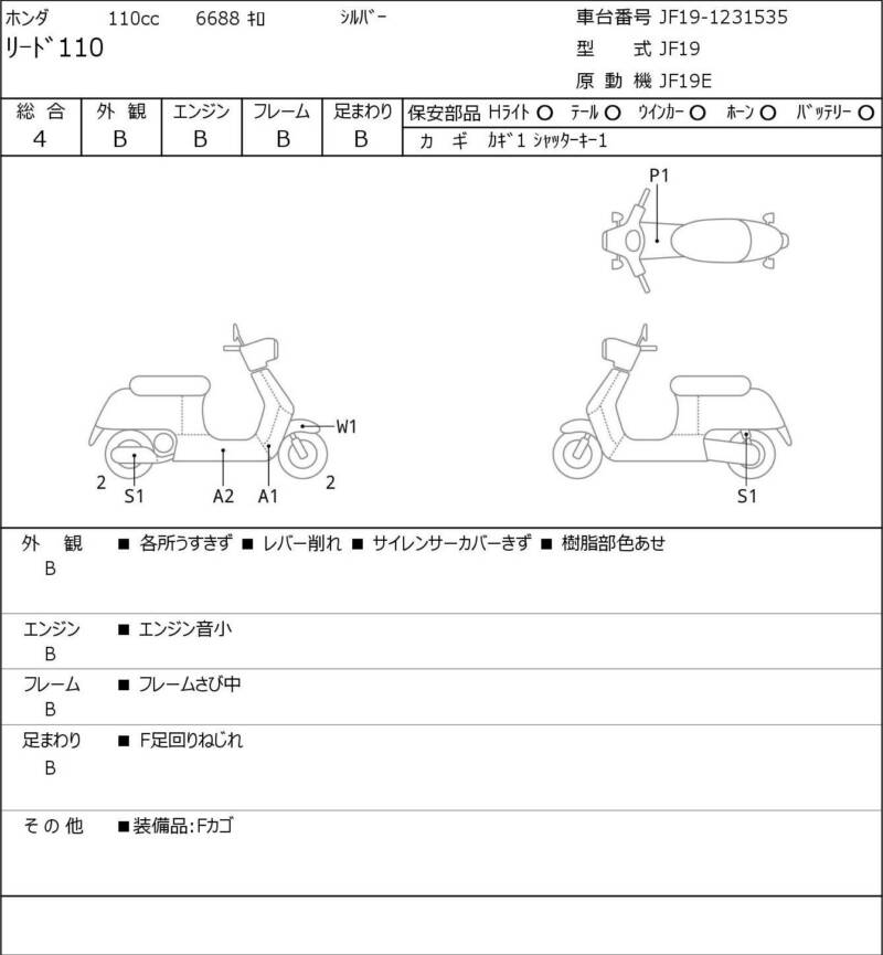 Карта повреждений