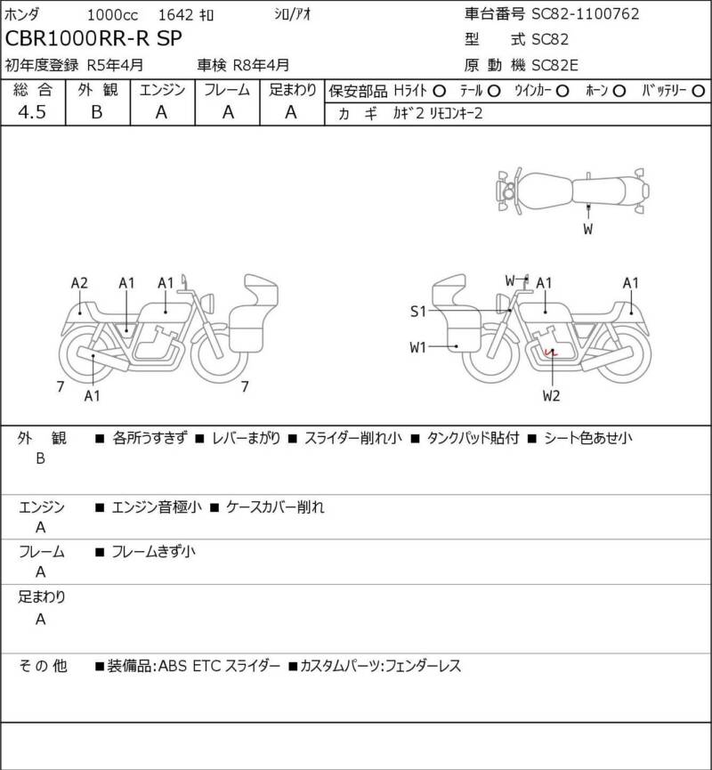 Карта повреждений