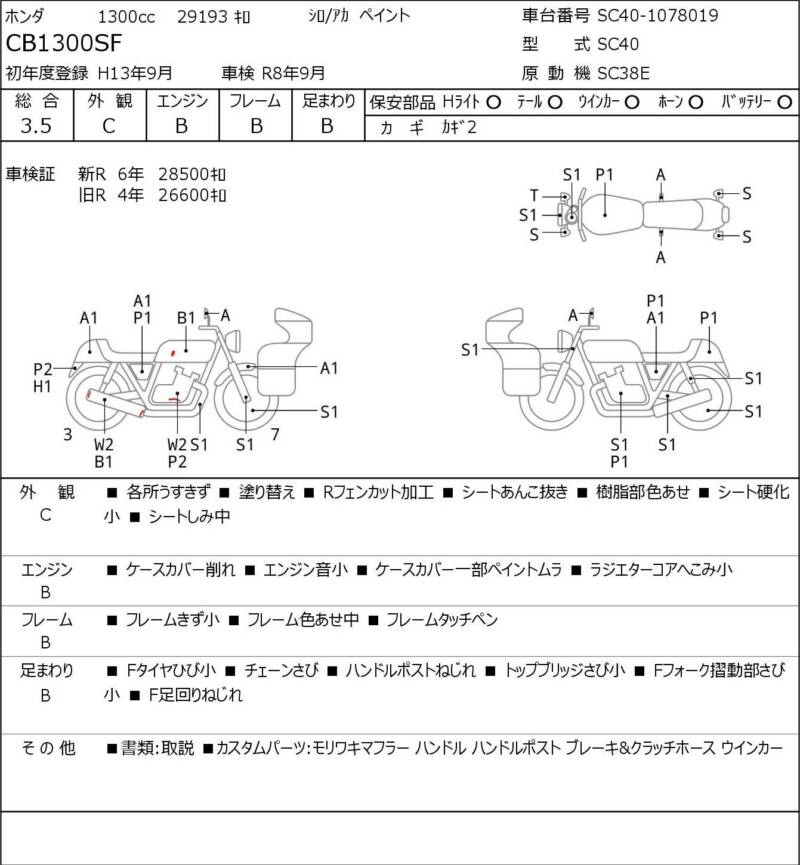 Карта повреждений
