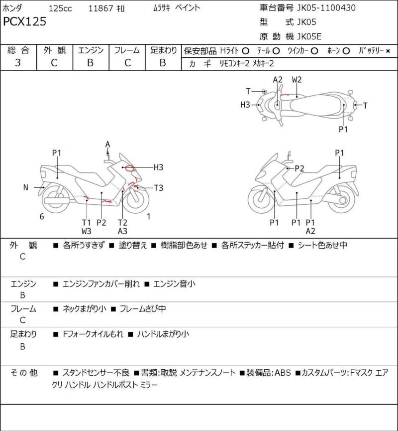 Карта повреждений