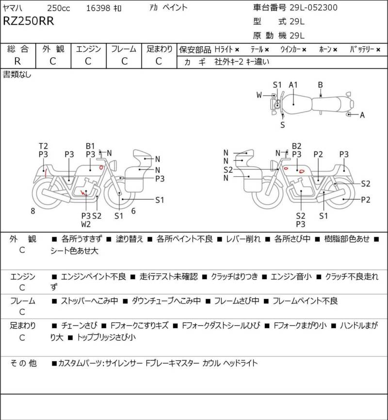 Карта повреждений