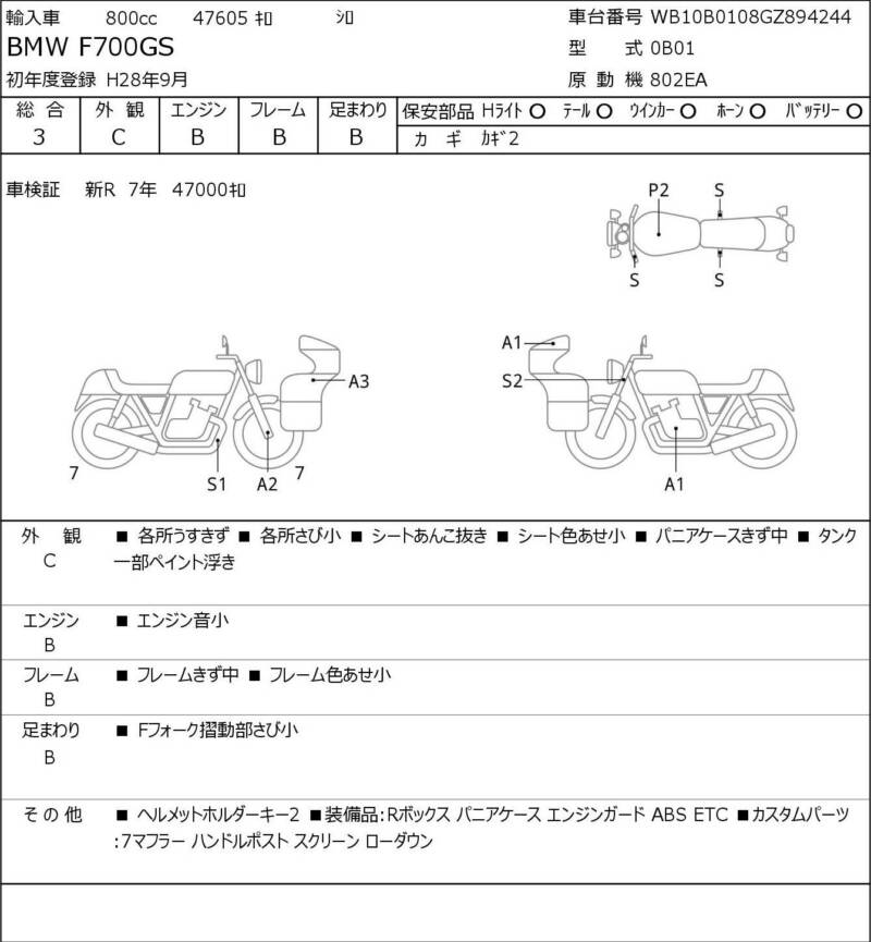 Карта повреждений