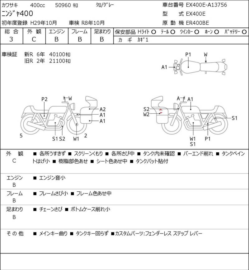 Карта повреждений