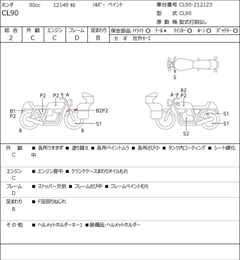 Карта повреждений