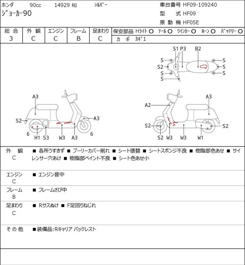 Карта повреждений