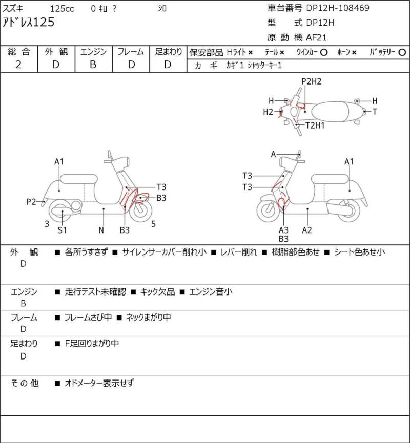 Карта повреждений