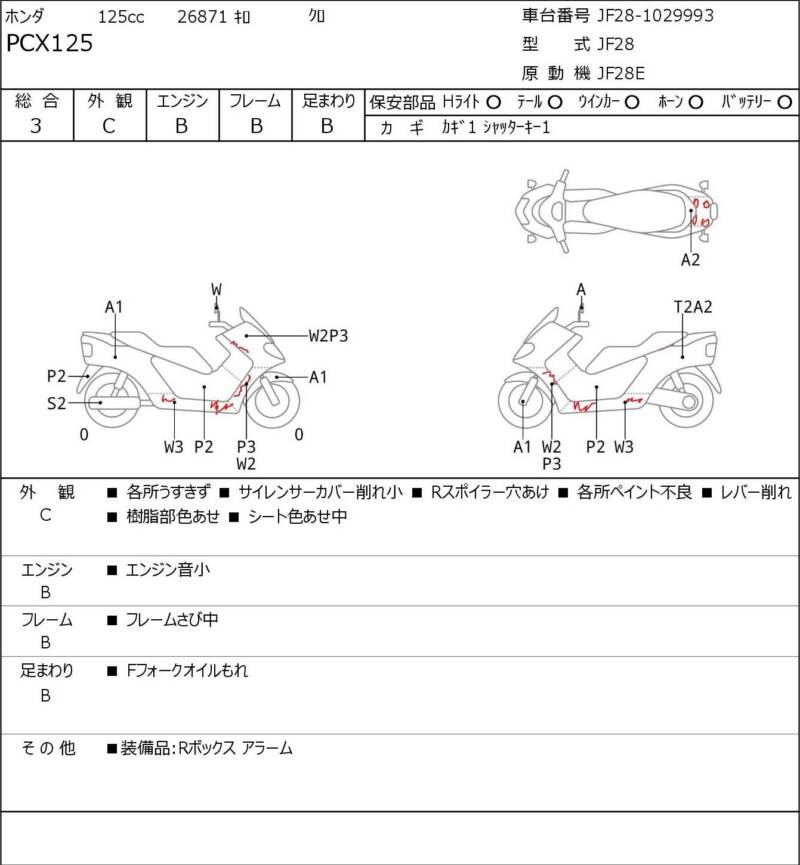 Карта повреждений