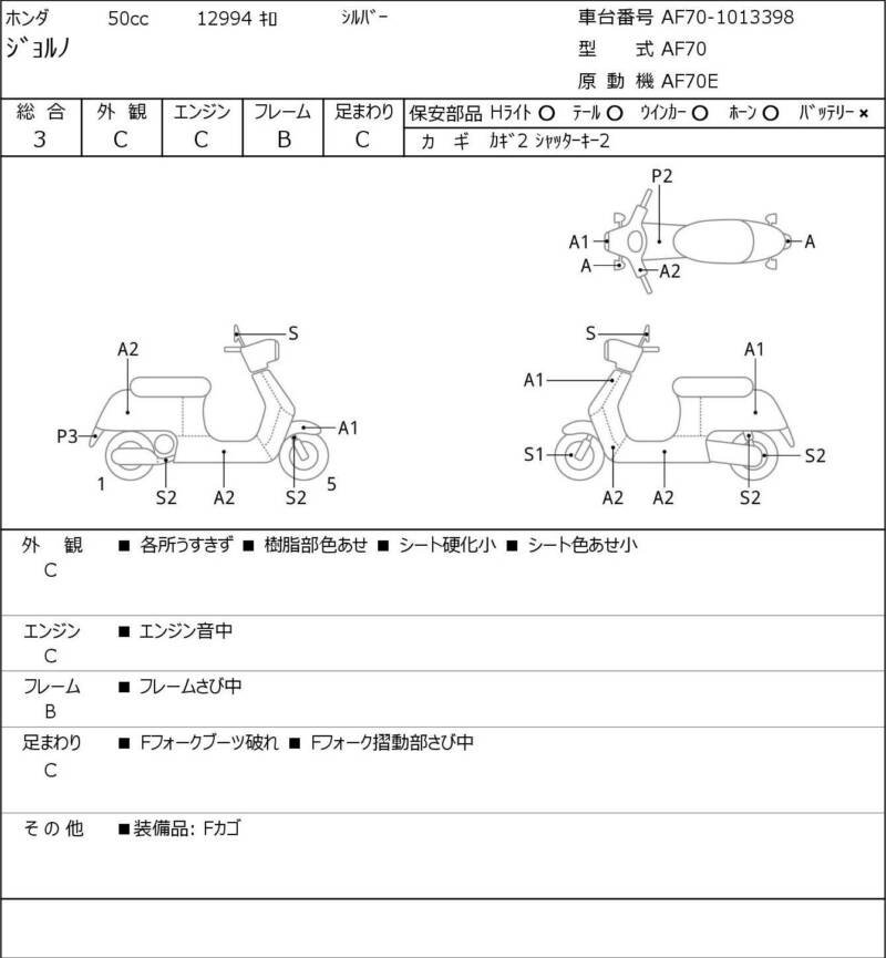 Карта повреждений