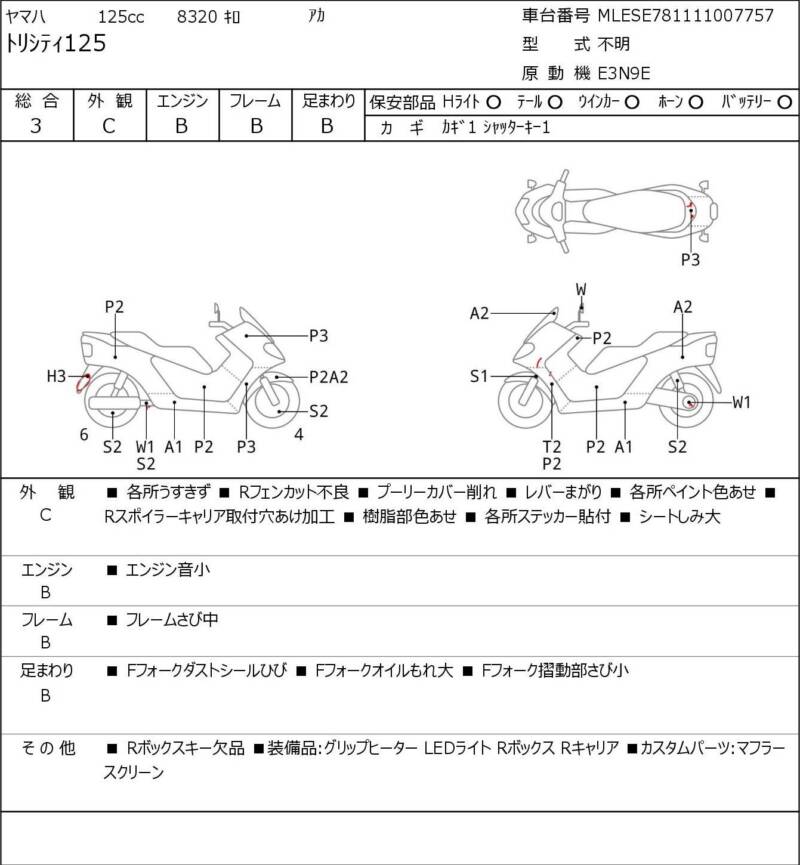 Карта повреждений