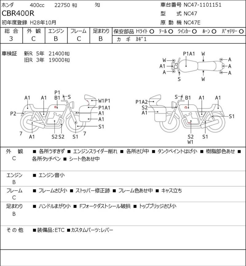 Карта повреждений