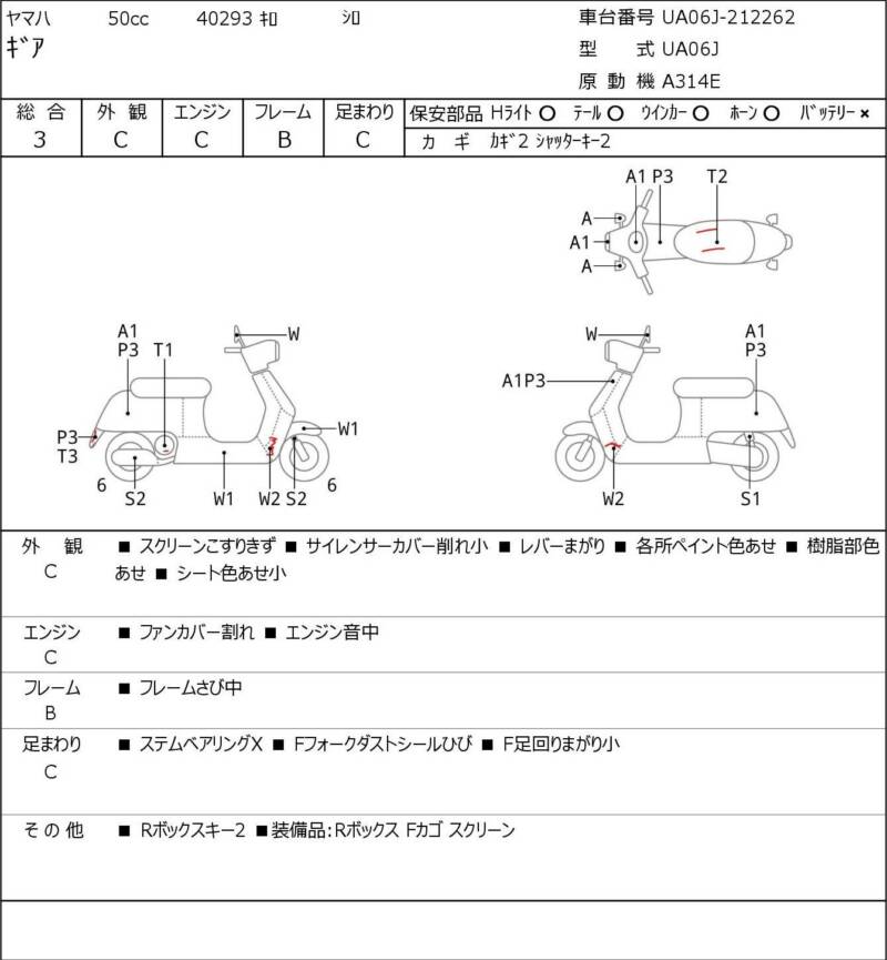 Карта повреждений