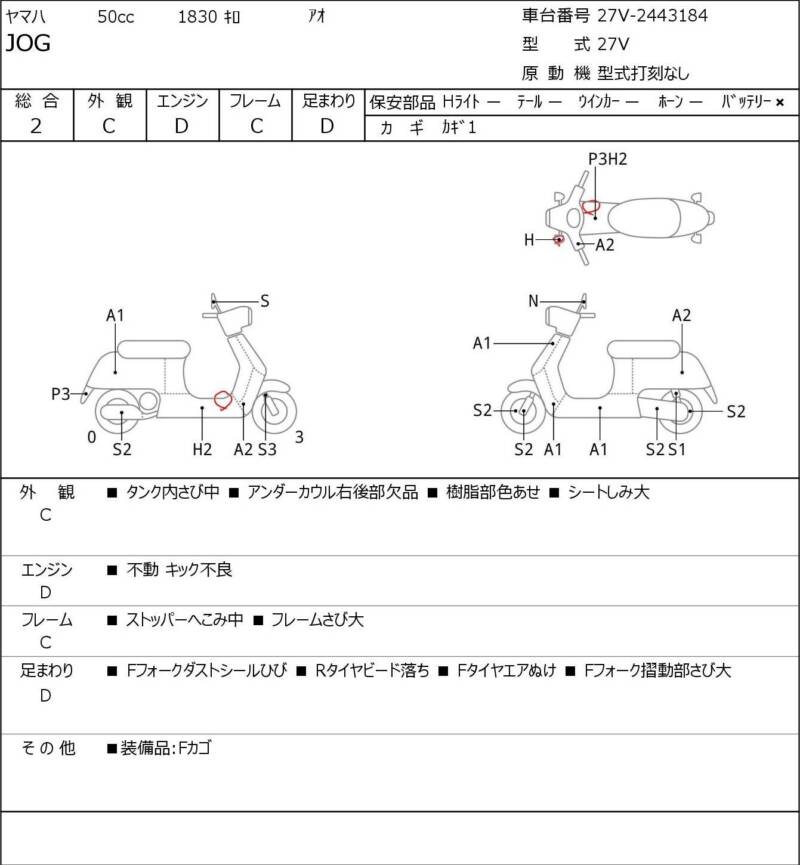 Карта повреждений