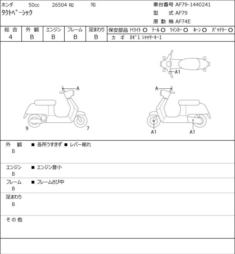 Карта повреждений