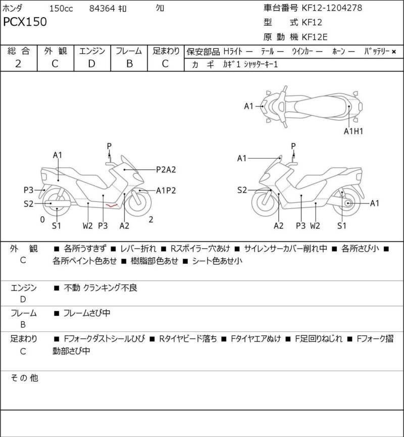 Карта повреждений
