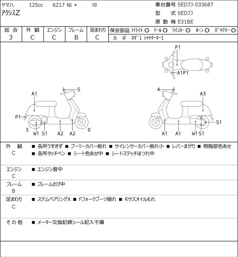 Карта повреждений