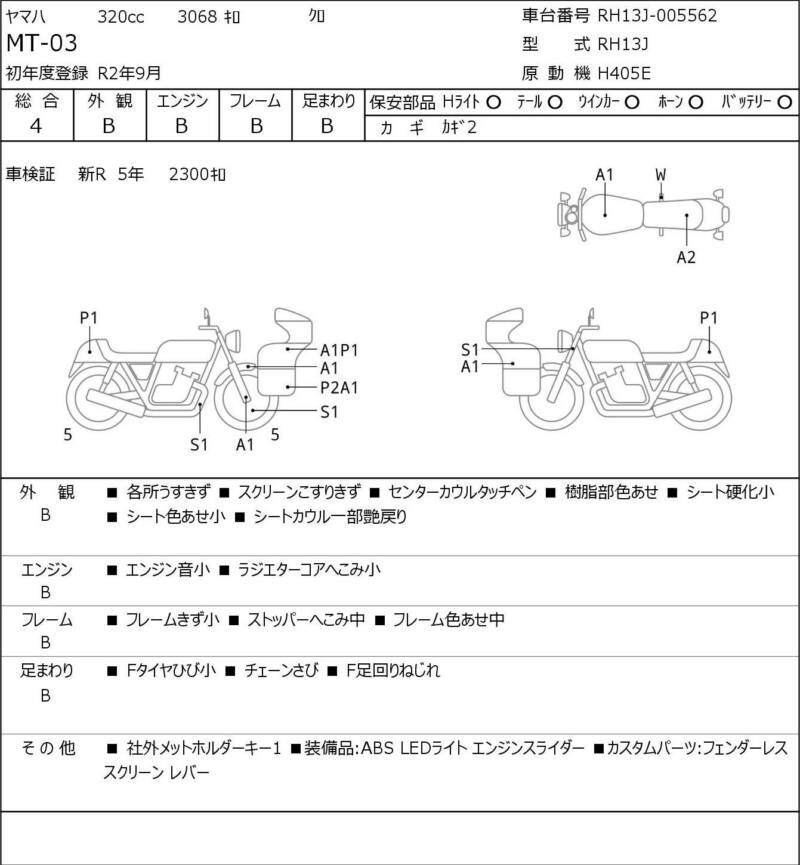 Карта повреждений