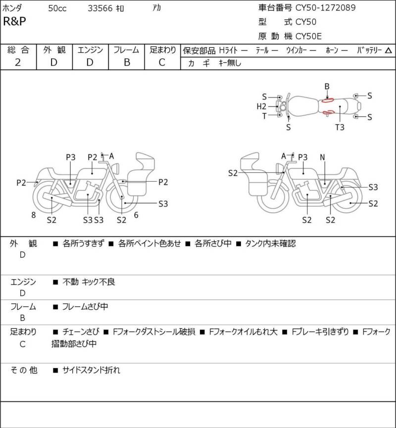 Карта повреждений