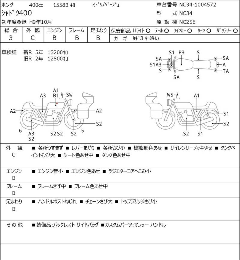 Карта повреждений