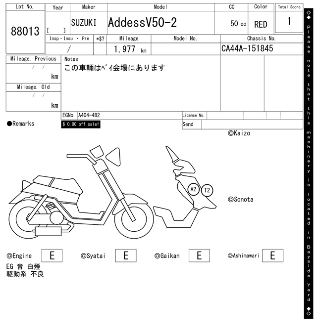Карта повреждений