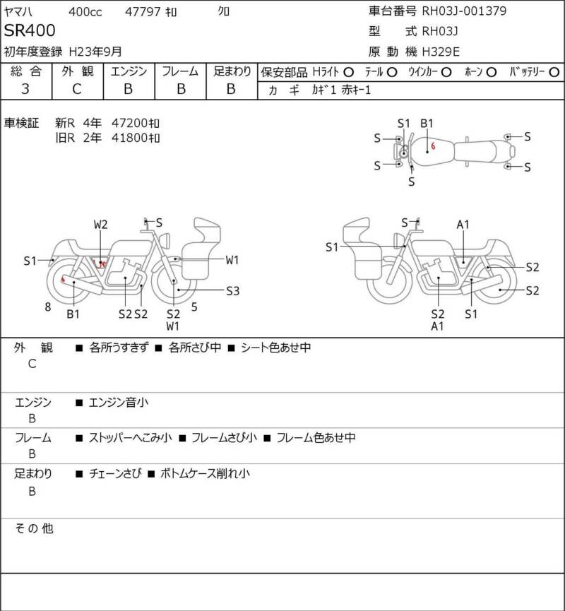 Карта повреждений