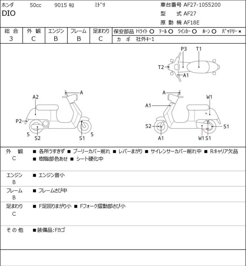 Карта повреждений