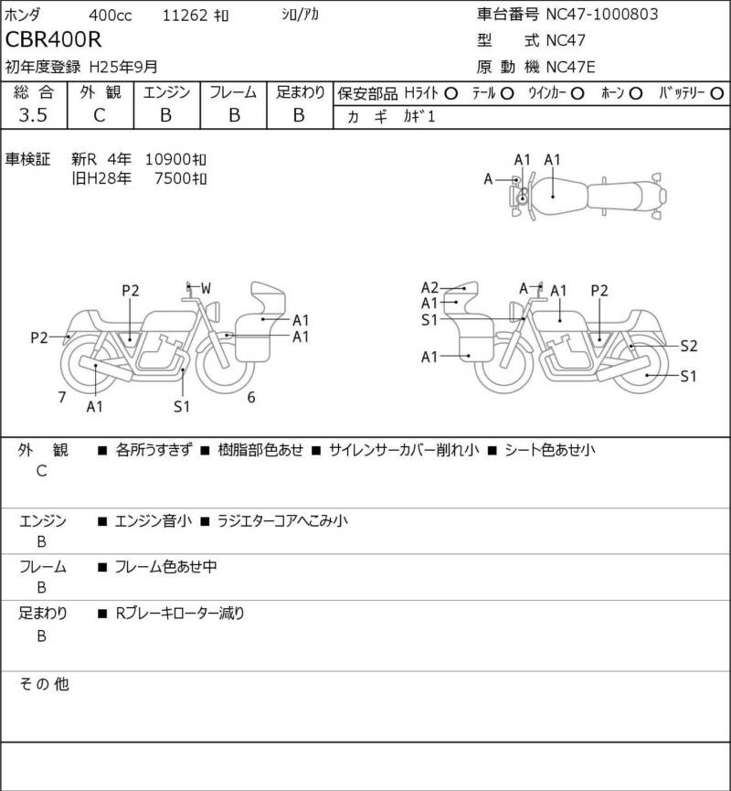 Карта повреждений