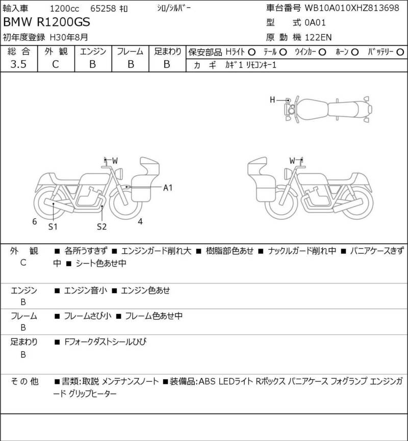 Карта повреждений