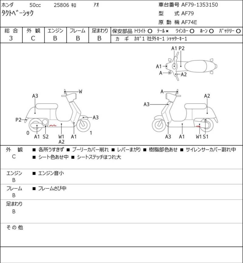 Карта повреждений