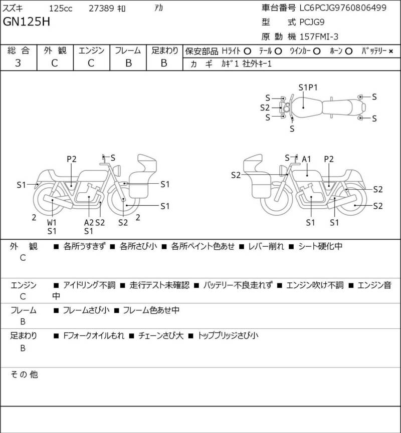Карта повреждений